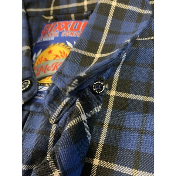 Dixxon Flannel Company The McKenzie Blue Plaid Shirt Men’s Small - Picture 6 of 8